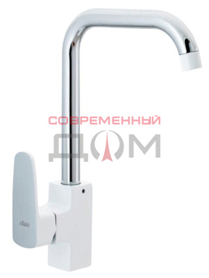 Кух.смеситель Ekko E40301 с гайкой , белый